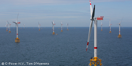 Offshore-Windpark Thornton Bank: Zweite Ausbaustufe in Betrieb genommen